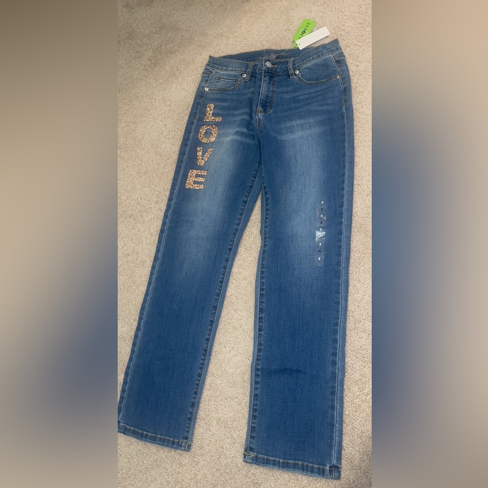 NY&C size 8, slim straight, Jean